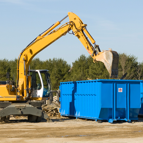 what kind of customer support is available for residential dumpster rentals in Bowdle